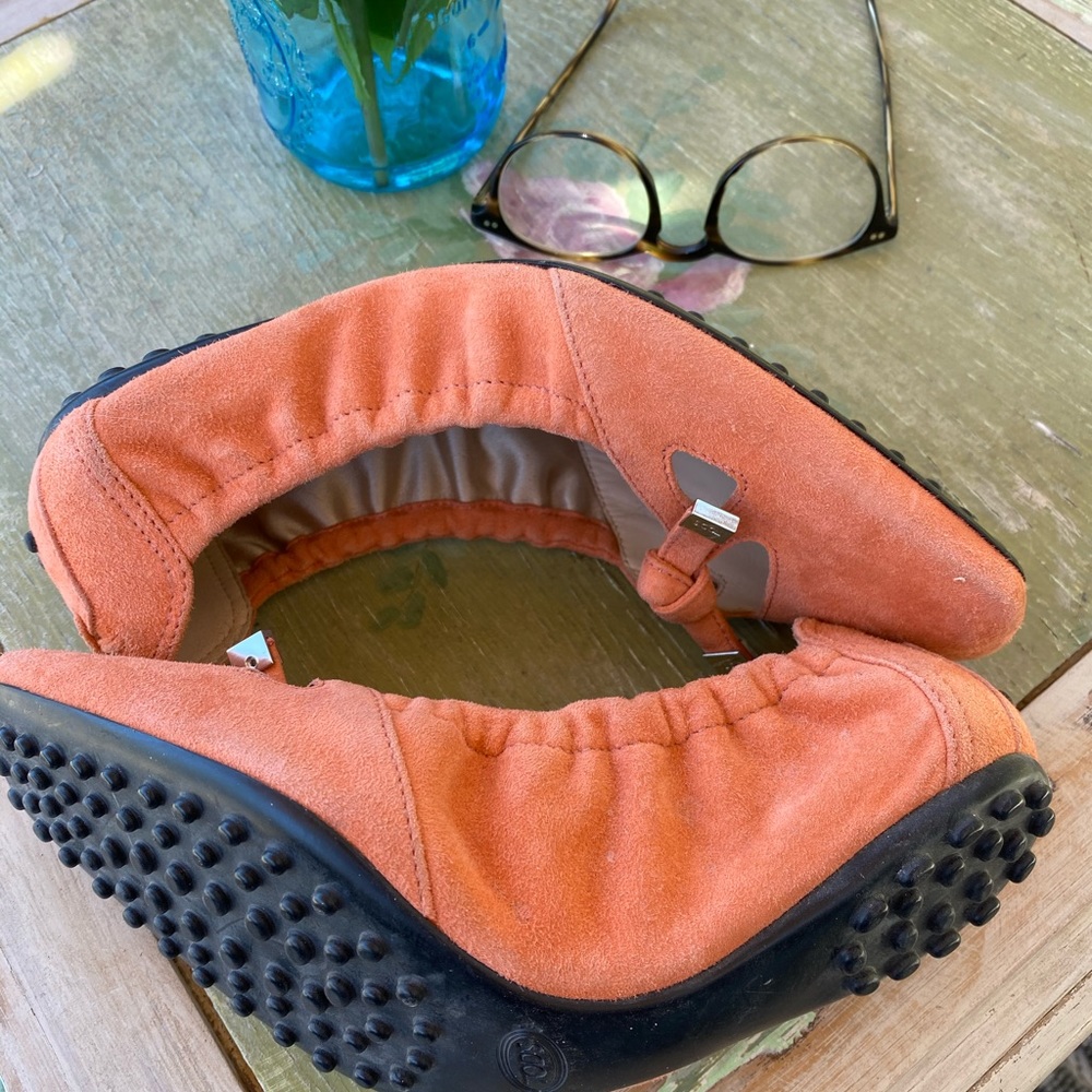 Tod’s women orange ballet flats - Picture 6 of 6